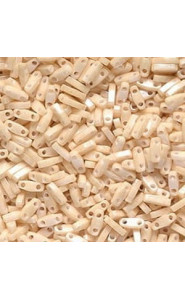 Miyuki quarter tila 5x1.2mm beads - Light caramel ceylon QTL-593
